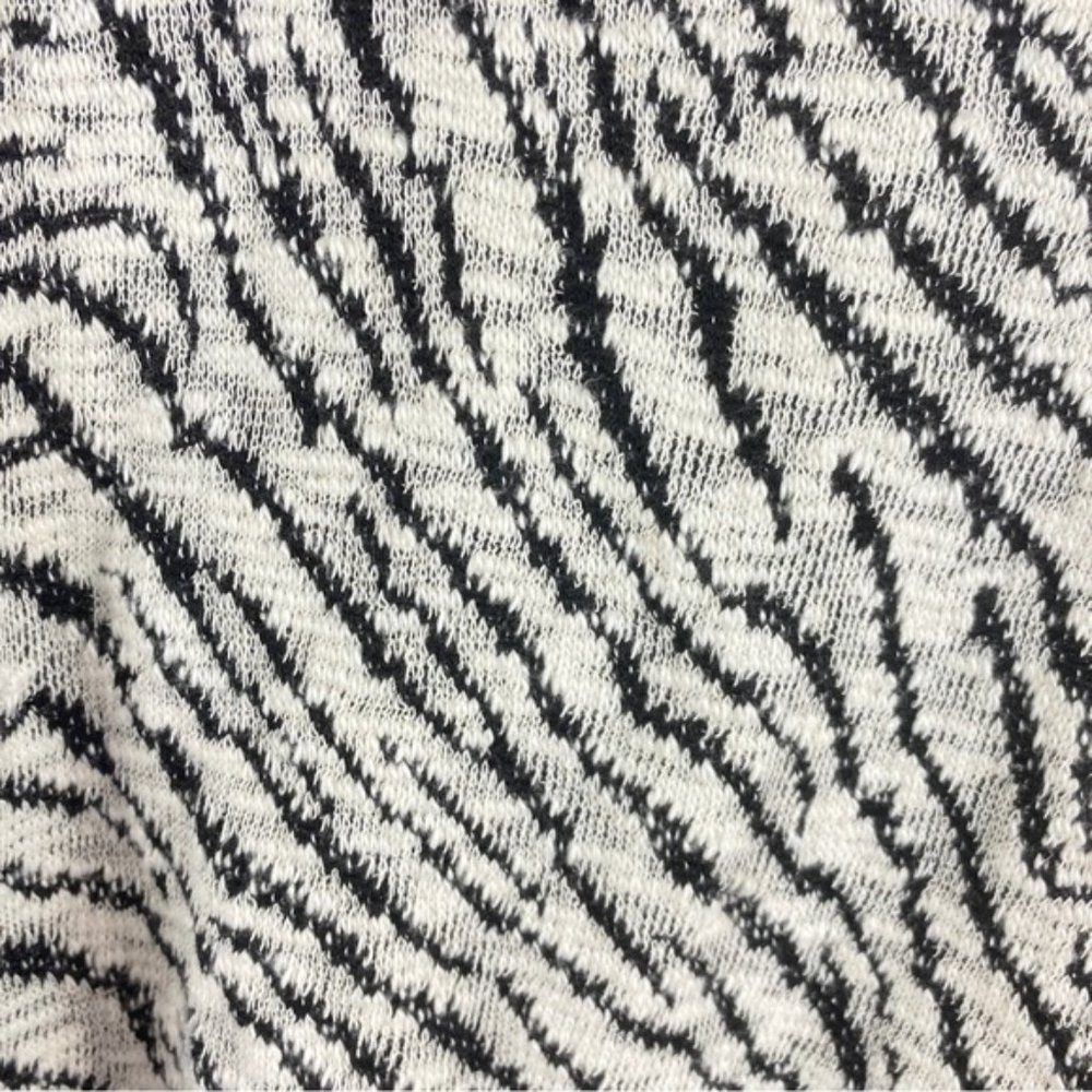 Zac&Rachel Zebra Print Cotton Blend Long Sleeve Sweater 2X - Picture 6 of 10